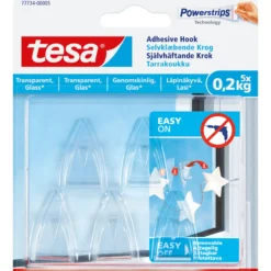 Tesa gjennomsiktig limkrok 5x0,2kg