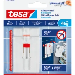 Tesa justerbar limspiker flis og metall 2x4kg