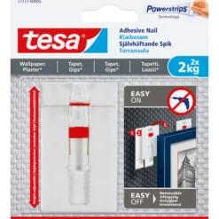 Tesa justerbar limspiker tapet og gips 2x2kg