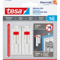 Tesa justerbar limspiker tapet og gips 2x1kg