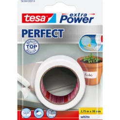 Tesa lerretstapet 2.75m x 38mm hvit