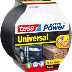 Tesa lerretstape universal 10m x 50mm sort