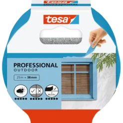 Tesa maskeringstape professional outdoor 25m x 38mm blå