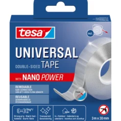 Tesa monteringstape nano power 3m x 30mm