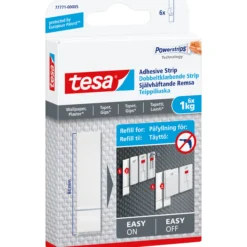 Tesa powerstrips refill tapet og gips 6x1kg