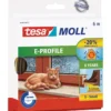 Tesa tetningslist e-profil 2-3,5mm 6m brun