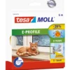 Tesa tetningslist e-profil 2-3,5mm 6m hvit