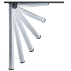 Theofils bordben sammenleggbart 656 70 cm krom
