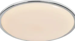 Trend elida plafond ip44 krom dimbar