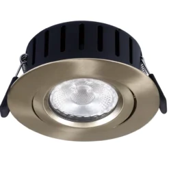 Trend linnea downlights cob led 6w, børstet stål