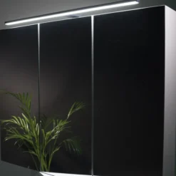 Trend lise led baderomslampe 80 cm dimtowarm, sort