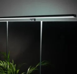 Trend lise led baderomslampe 80 cm dimtowarm, sort