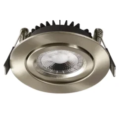 Trend lycke downlights cob led 6w, børstet stål