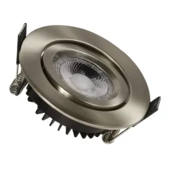 Trend lycke downlights cob led 6w, børstet stål