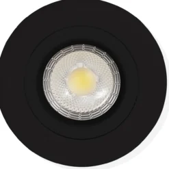 Trend lycke downlights cob led 6w, sort