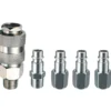 Trykkluft koplingsett 5 deler 1/4"