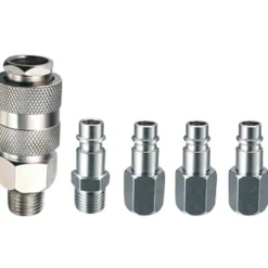 Trykkluft koplingsett 5 deler 1/4"