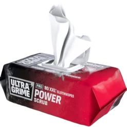 Ultragrime wipes xxl power scrub - 80 stk
