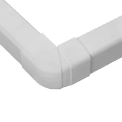 Utvendig vinkle justerbar 80x60mm, hvit