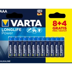 Varta batteri alkaline aaa 8+4-pack