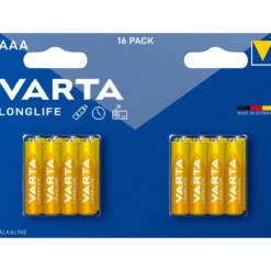 Varta longlifebatterier aaa 16pk