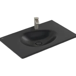 V&b antao servant c+ 80x50 m/skjult overløp pure black