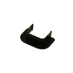 Veggmuffe til kanal 80x60mm sort