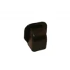 Veggterminal til kanal 80x60mm sort
