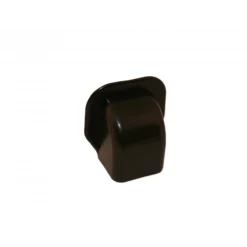 Veggterminal til kanal 80x60mm sort