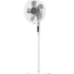 Vifte 16" med bord/gulvstativ led display fjernkontroll 50w 3 hastigheter