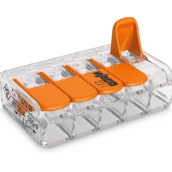 Wago 5-hull med åpner 5pk.