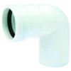 Wavin htp bend 88°x40mm hvit