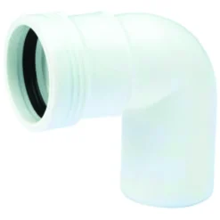 Wavin htp bend 88°x40mm hvit