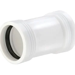Wavin 40mm wafix pp dobbeltmuffe hvit