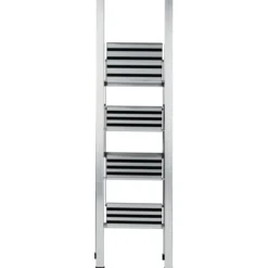 Wenko alu-design stige med 4 trinn satin
