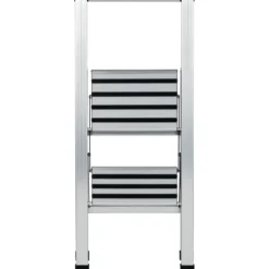 Wenko alu-design stige med 2 trinn satin