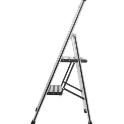 Wenko alu-design stige med 2 trinn satin