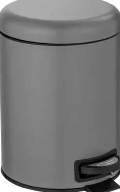 Wenko leman pedalbøtte 5 ltr. grå
